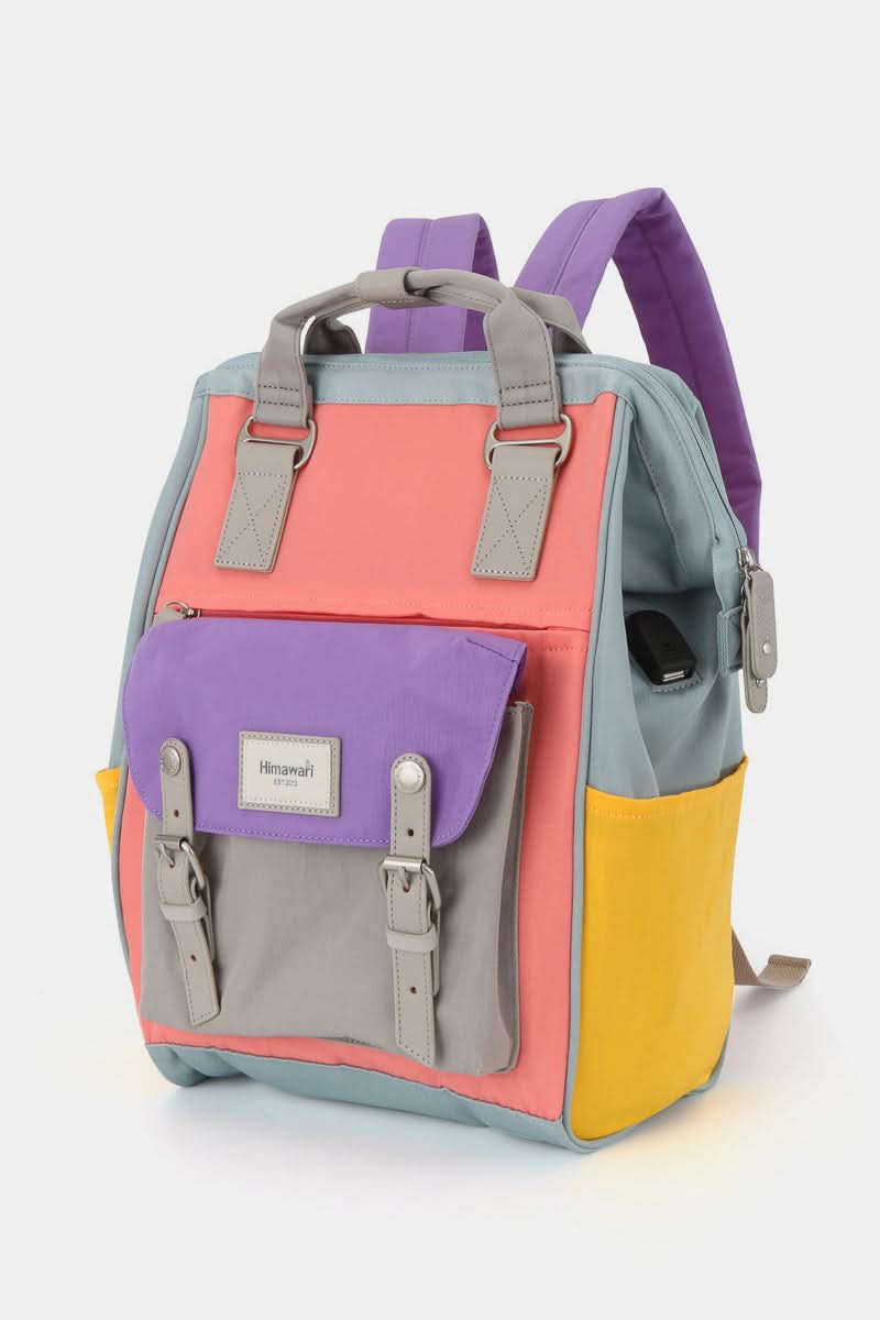 Himawari Waterproof Nylon Backpack Bag with Handles - Love Salve