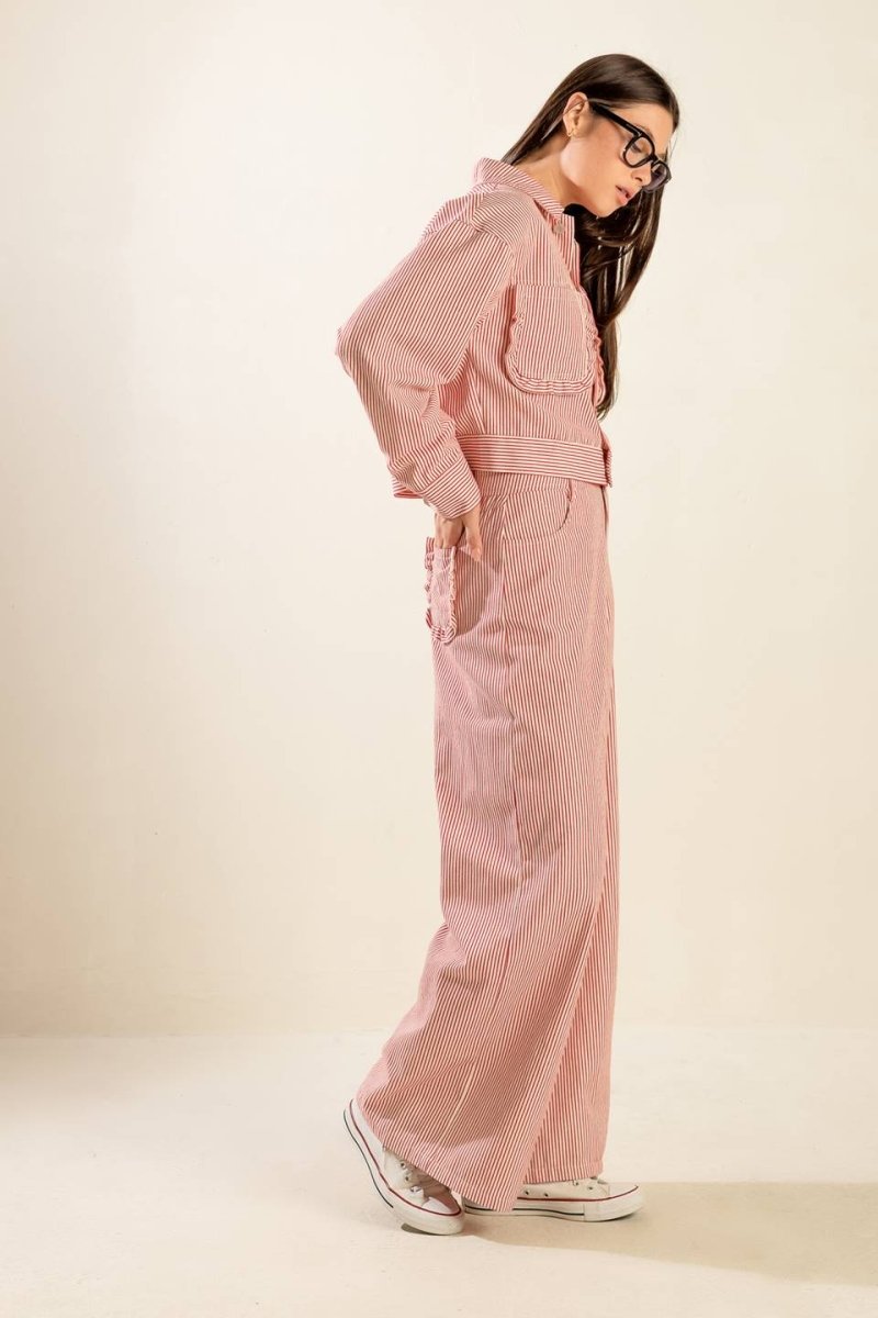HONESTLY LOVE YOU TWILL CROP JACKET - Love Salve