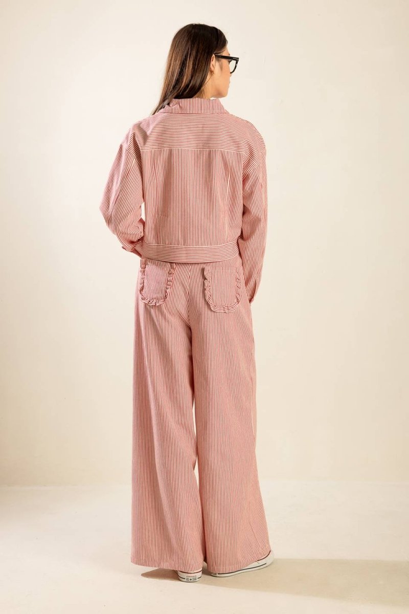 HONESTLY LOVE YOU TWILL CROP JACKET - Love Salve