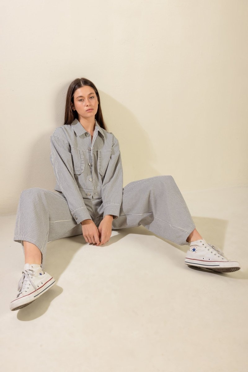 HONESTLY LOVE YOU TWILL CROP JACKET - Love Salve