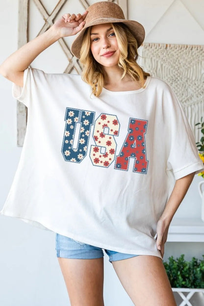 HOPELY USA Round Neck Half Sleeve T-Shirt for Men - Love Salve 