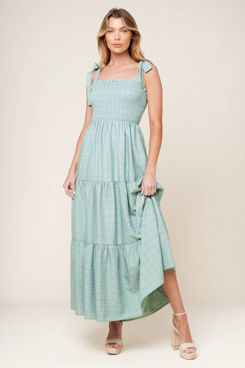 HORIZONS AHEAD WOVEN MAXI DRESS - Love Salve