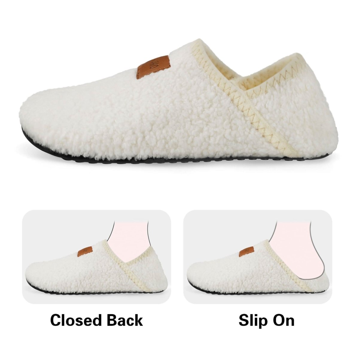 House Slippers for Women Men Indoor Barefoot Slippers Socks Furry Slip on House Shoes Cozy Comfy Slippers for Home Bedroom Travel Yoga - Love Salve 