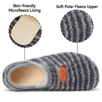 House Slippers for Women Men Indoor Barefoot Slippers Socks Furry Slip on House Shoes Cozy Comfy Slippers for Home Bedroom Travel Yoga - Love Salve 