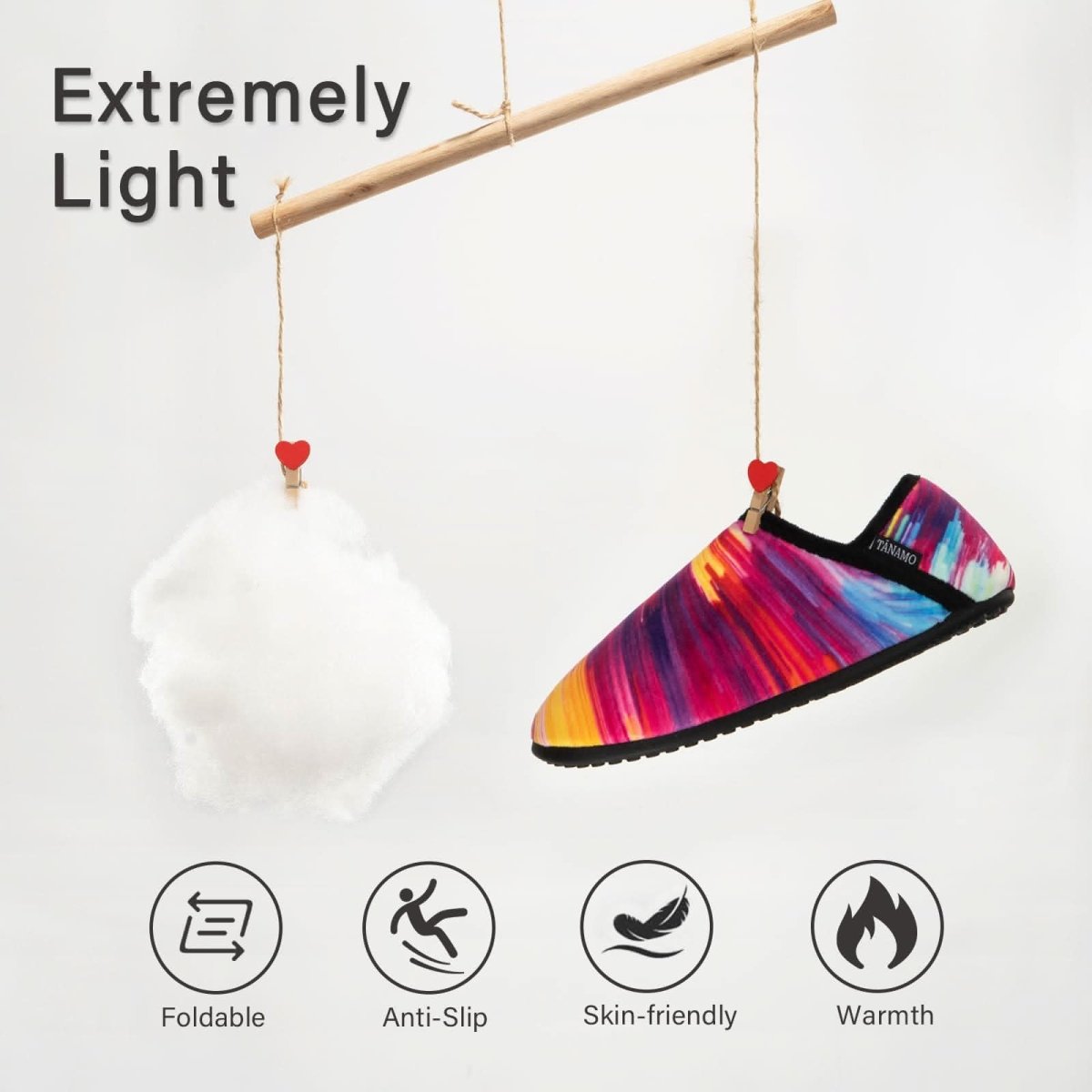 House Slippers for Women Men Indoor Barefoot Slippers Socks Furry Slip on House Shoes Cozy Comfy Slippers for Home Bedroom Travel Yoga - Love Salve 