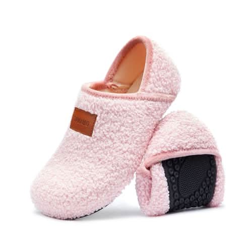 House Slippers for Women Men Indoor Barefoot Slippers Socks Furry Slip on House Shoes Cozy Comfy Slippers for Home Bedroom Travel Yoga - Love Salve 