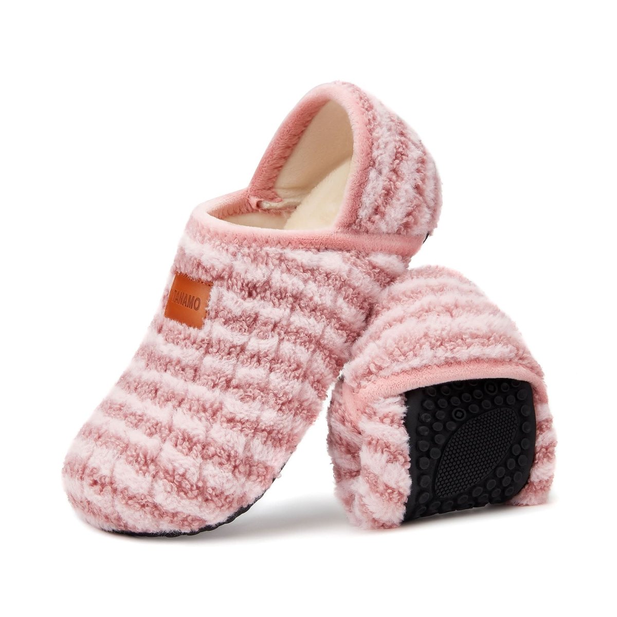 House Slippers for Women Men Indoor Barefoot Slippers Socks Furry Slip on House Shoes Cozy Comfy Slippers for Home Bedroom Travel Yoga - Love Salve 