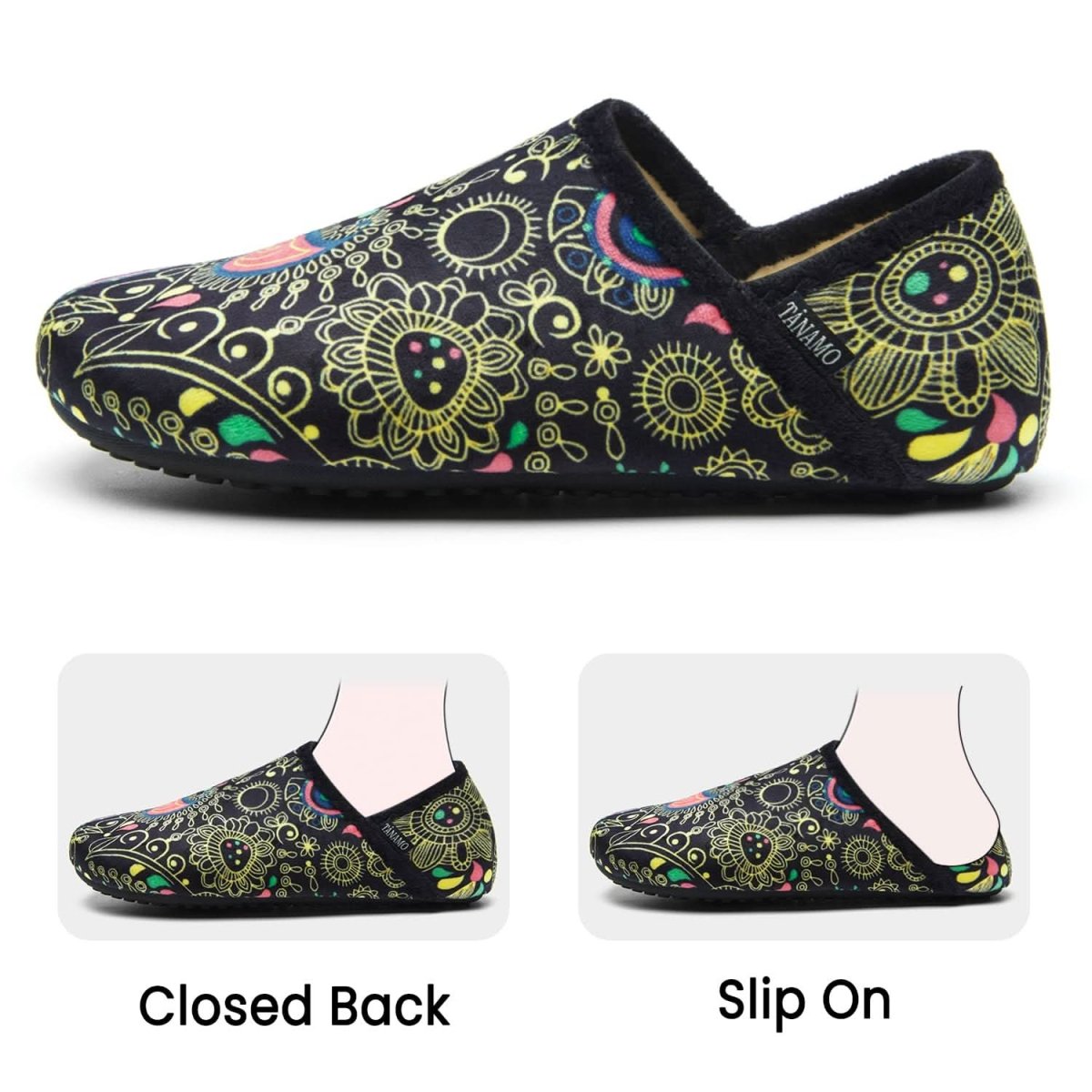 House Slippers for Women Men Indoor Barefoot Slippers Socks Furry Slip on House Shoes Cozy Comfy Slippers for Home Bedroom Travel Yoga - Love Salve 