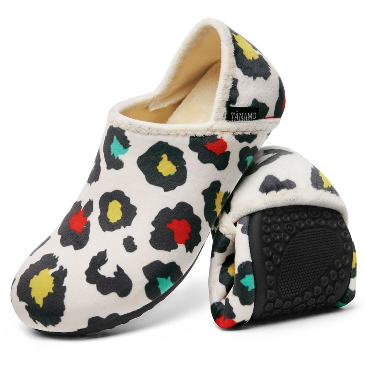 House Slippers for Women Men Indoor Barefoot Slippers Socks Furry Slip on House Shoes Cozy Comfy Slippers for Home Bedroom Travel Yoga - Love Salve 