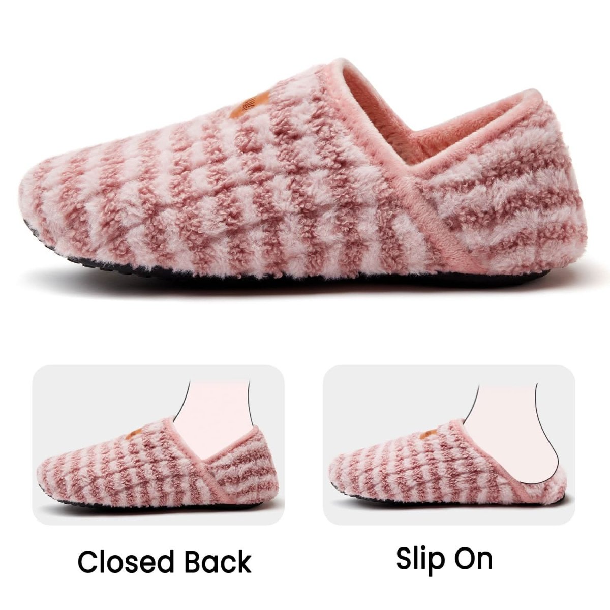 House Slippers for Women Men Indoor Barefoot Slippers Socks Furry Slip on House Shoes Cozy Comfy Slippers for Home Bedroom Travel Yoga - Love Salve 