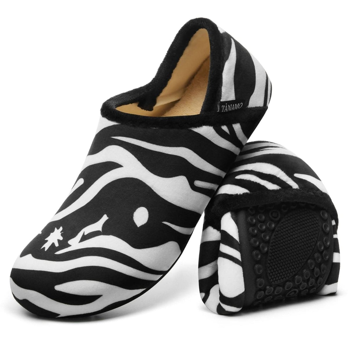 House Slippers for Women Men Indoor Barefoot Slippers Socks Furry Slip on House Shoes Cozy Comfy Slippers for Home Bedroom Travel Yoga - Love Salve 