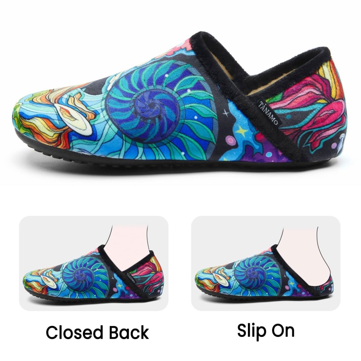 House Slippers for Women Men Indoor Barefoot Slippers Socks Furry Slip on House Shoes Cozy Comfy Slippers for Home Bedroom Travel Yoga - Love Salve 