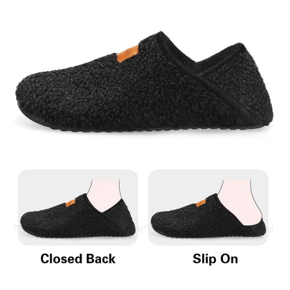 House Slippers for Women Men Indoor Barefoot Slippers Socks Furry Slip on House Shoes Cozy Comfy Slippers for Home Bedroom Travel Yoga - Love Salve 
