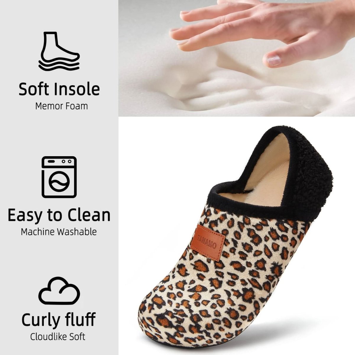 House Slippers for Women Men Indoor Barefoot Slippers Socks Furry Slip on House Shoes Cozy Comfy Slippers for Home Bedroom Travel Yoga - Love Salve 