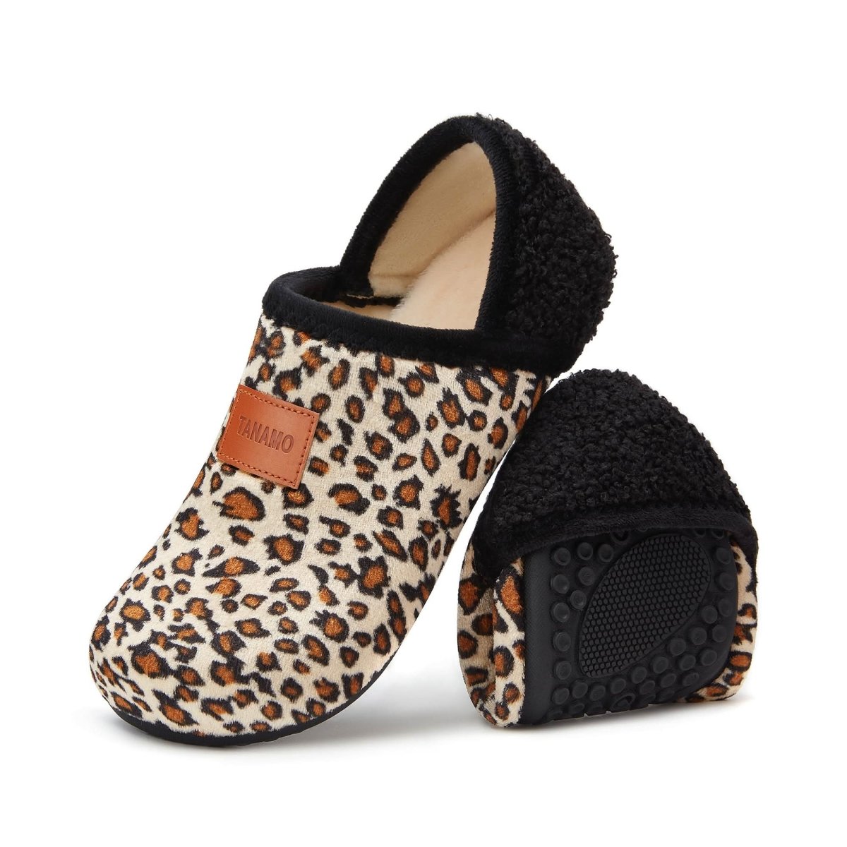 House Slippers for Women Men Indoor Barefoot Slippers Socks Furry Slip on House Shoes Cozy Comfy Slippers for Home Bedroom Travel Yoga - Love Salve 