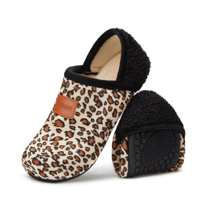 House Slippers for Women Men Indoor Barefoot Slippers Socks Furry Slip on House Shoes Cozy Comfy Slippers for Home Bedroom Travel Yoga - Love Salve 