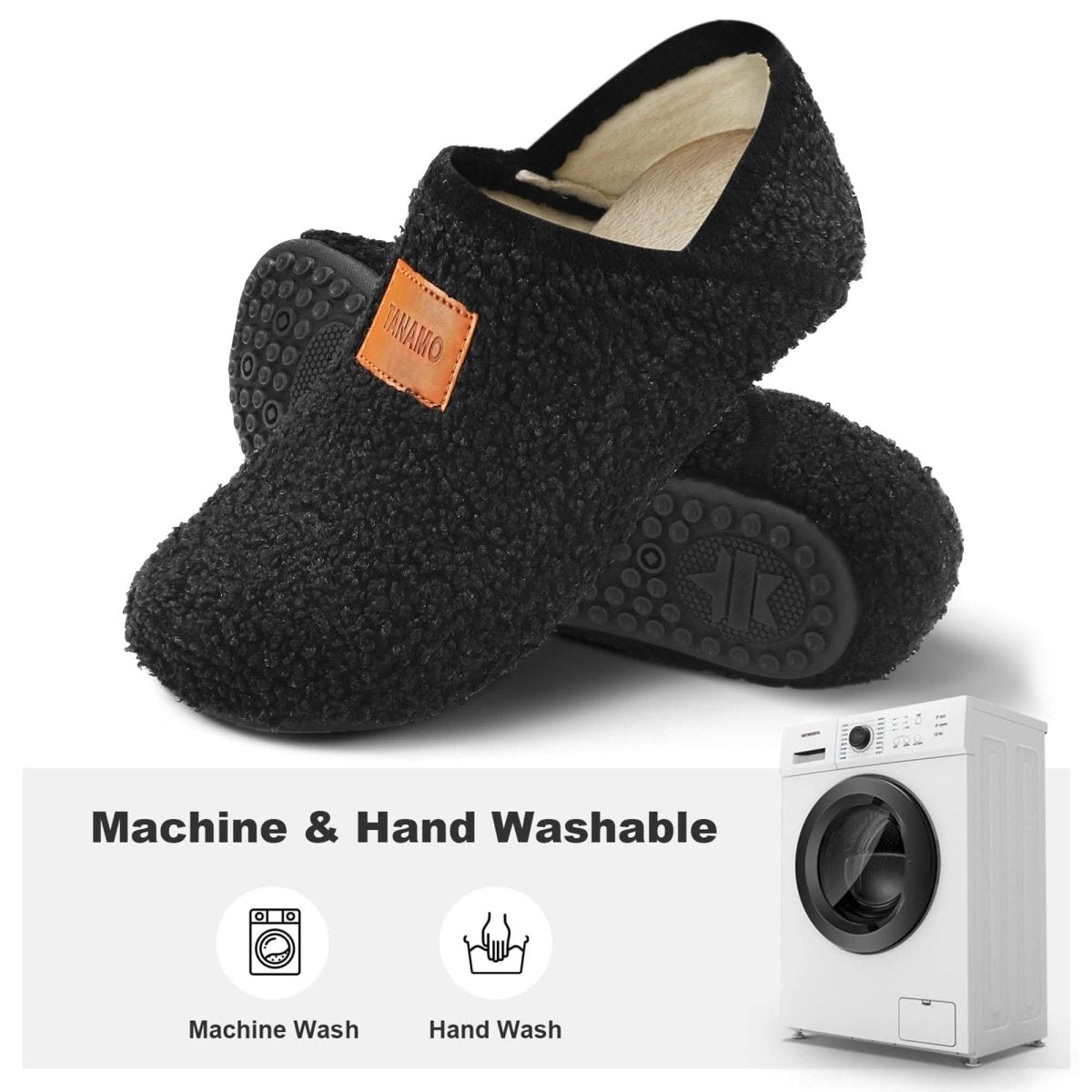 House Slippers for Women Men Indoor Barefoot Slippers Socks Furry Slip on House Shoes Cozy Comfy Slippers for Home Bedroom Travel Yoga - Love Salve 