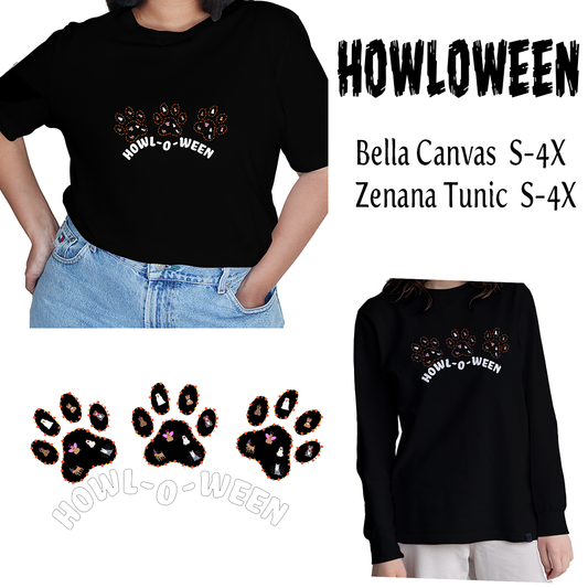 Glow in the Dark Howloween T-shirt or Tunic MM