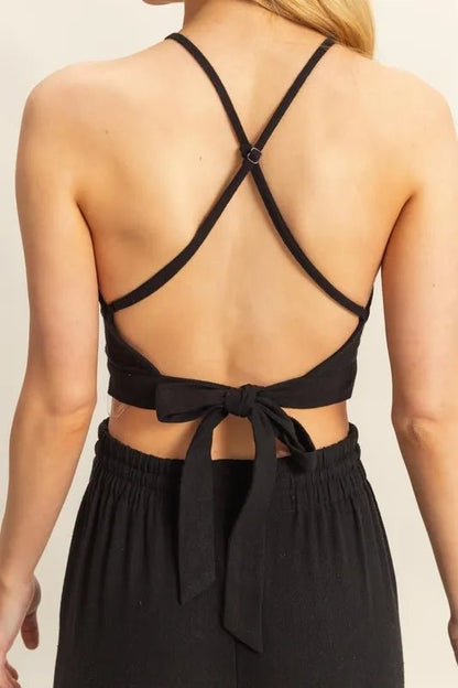 HYFVE Crop Top and Cargo Pants Set - Love Salve