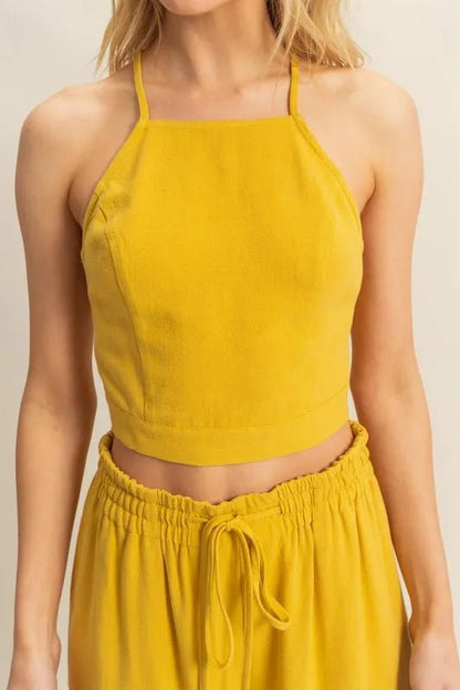 HYFVE Crop Top and Cargo Pants Set - Love Salve