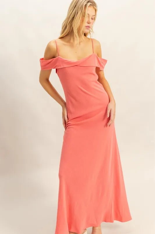 HYFVE Flattering Fit Cami Maxi Dress for Chic Summer Style - Love Salve 