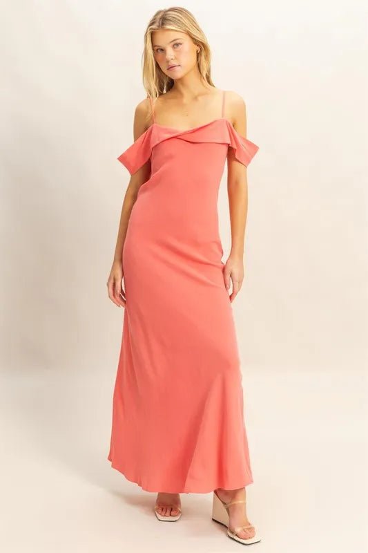 HYFVE Flattering Fit Cami Maxi Dress for Chic Summer Style - Love Salve 