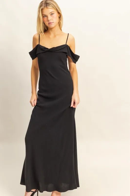 HYFVE Flattering Fit Cami Maxi Dress for Elegant Style - Love Salve 