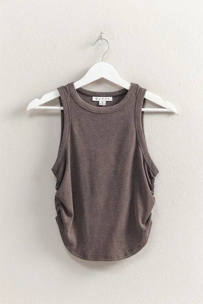 HYFVE Mineral Wash Rib Knit Tank for Casual Chic Style - Love Salve 