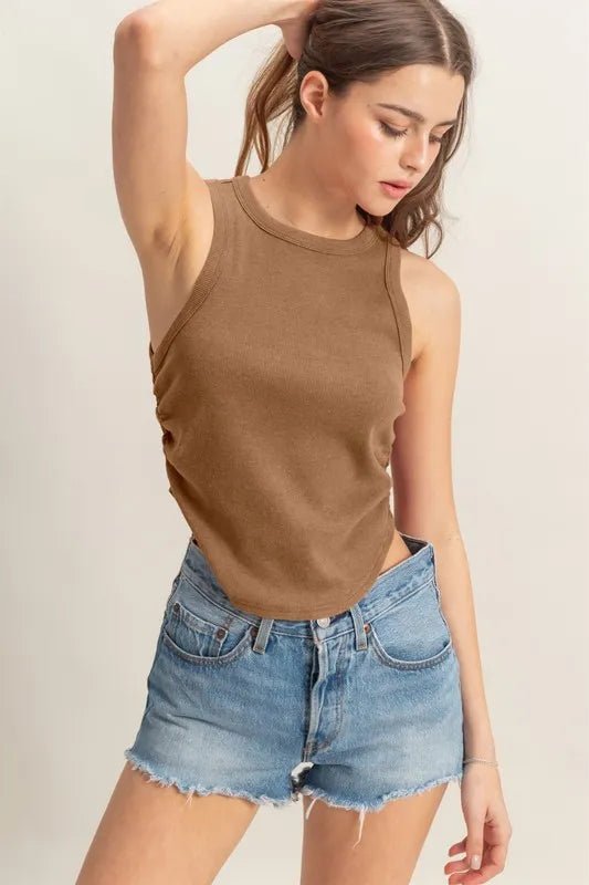 HYFVE Mineral Wash Rib Knit Tank for Trendy Style - Love Salve 