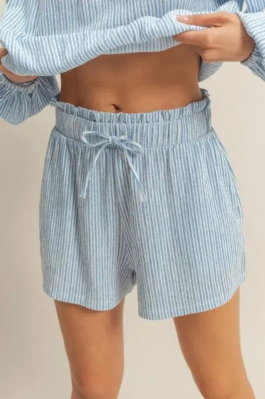 HYFVE Off Shoulder Top and Shorts Set - Love Salve