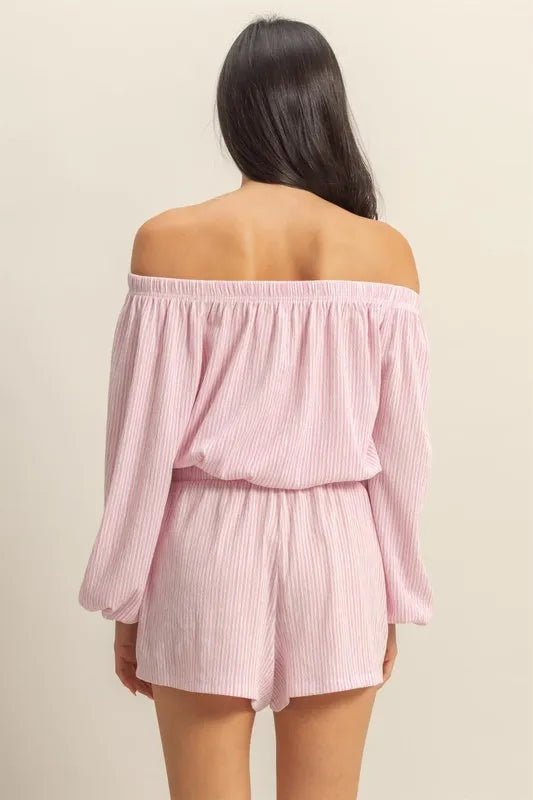 HYFVE Off Shoulder Top and Shorts Set - Love Salve
