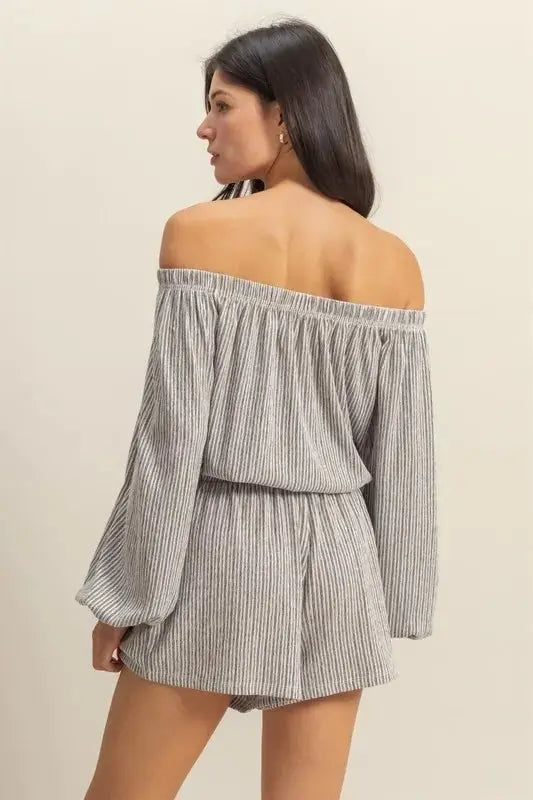 HYFVE Off Shoulder Top and Shorts Set - Love Salve