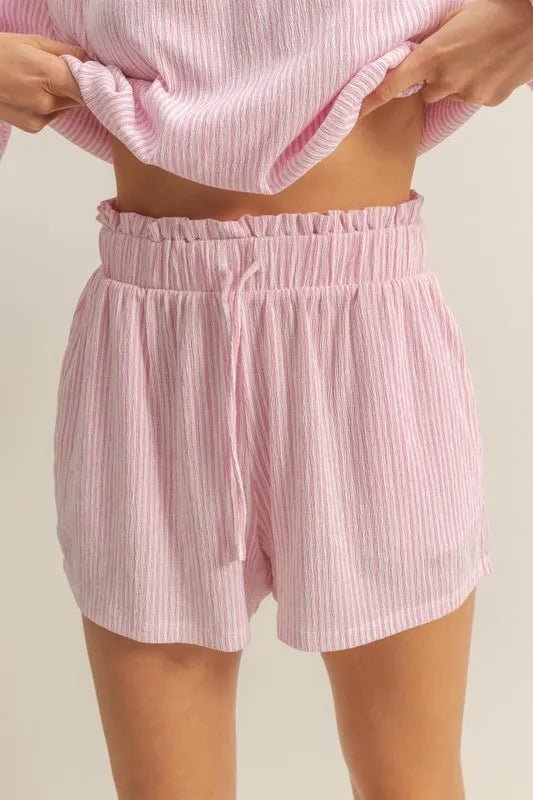 HYFVE Off Shoulder Top and Shorts Set - Love Salve