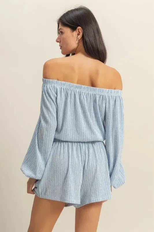 HYFVE Off Shoulder Top and Shorts Set - Love Salve