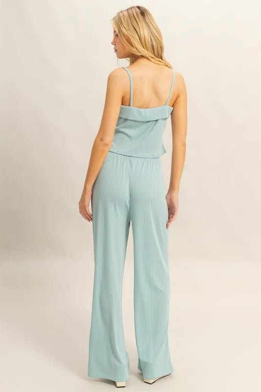 HYFVE Rib Knit Cami Top and Pants Set - Love Salve