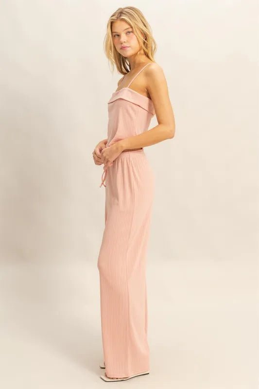 HYFVE Rib Knit Cami Top and Pants Set - Love Salve