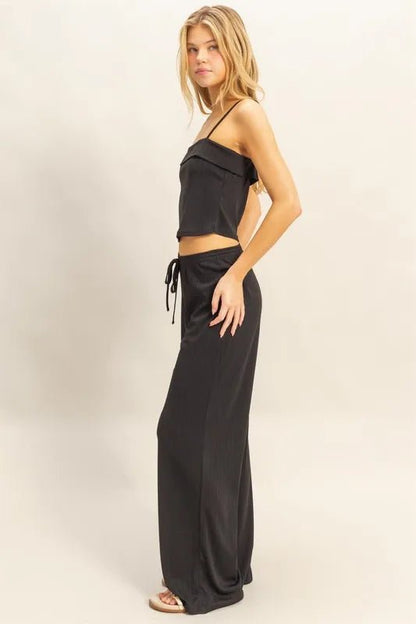 HYFVE Rib Knit Cami Top and Pants Set - Love Salve