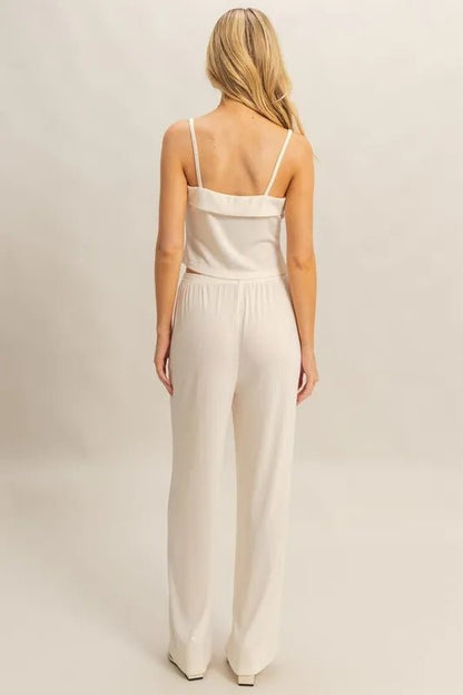 HYFVE Rib Knit Cami Top and Pants Set - Love Salve