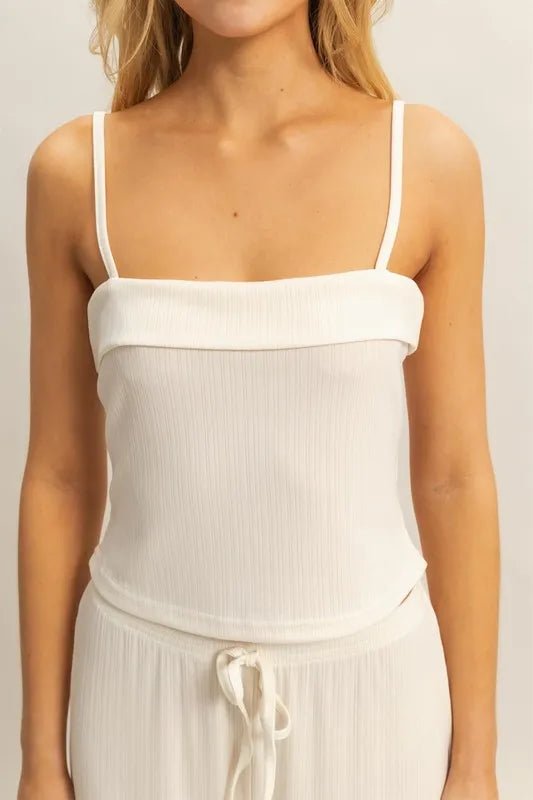 HYFVE Rib Knit Cami Top and Pants Set - Love Salve