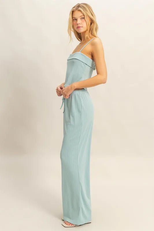 HYFVE Rib Knit Cami Top and Pants Set - Love Salve