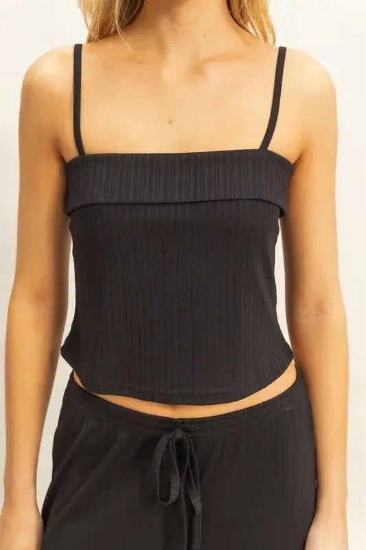 HYFVE Rib Knit Cami Top and Pants Set - Love Salve