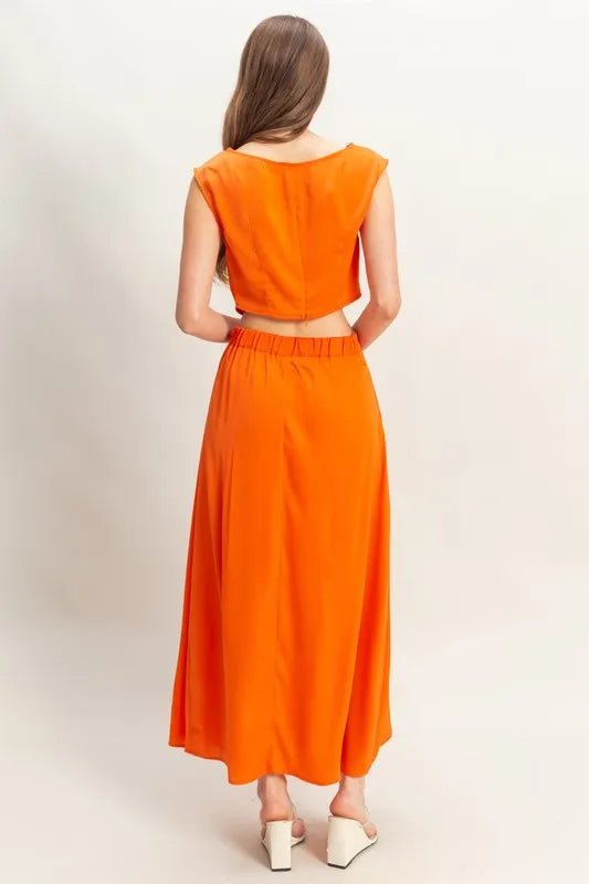 HYFVE Sleeveless Top and Maxi Skirt Set - Love Salve