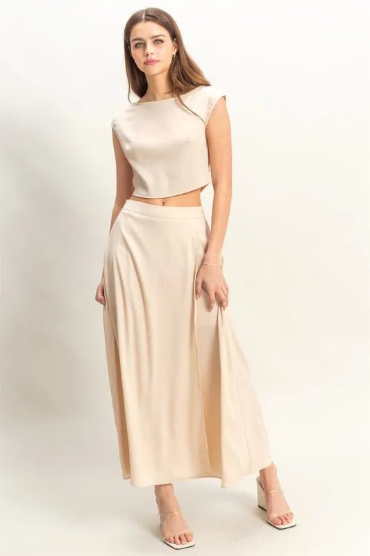 HYFVE Sleeveless Top and Maxi Skirt Set - Love Salve