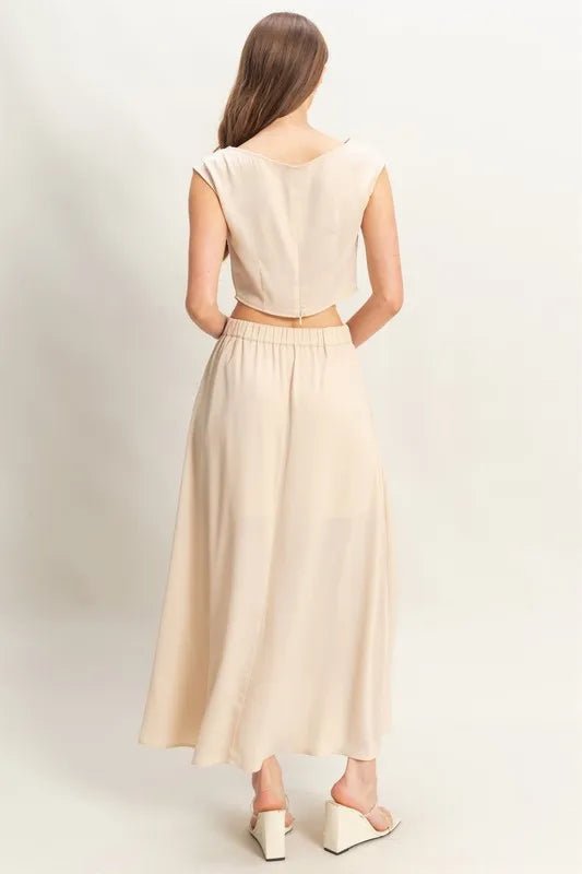 HYFVE Sleeveless Top and Maxi Skirt Set - Love Salve