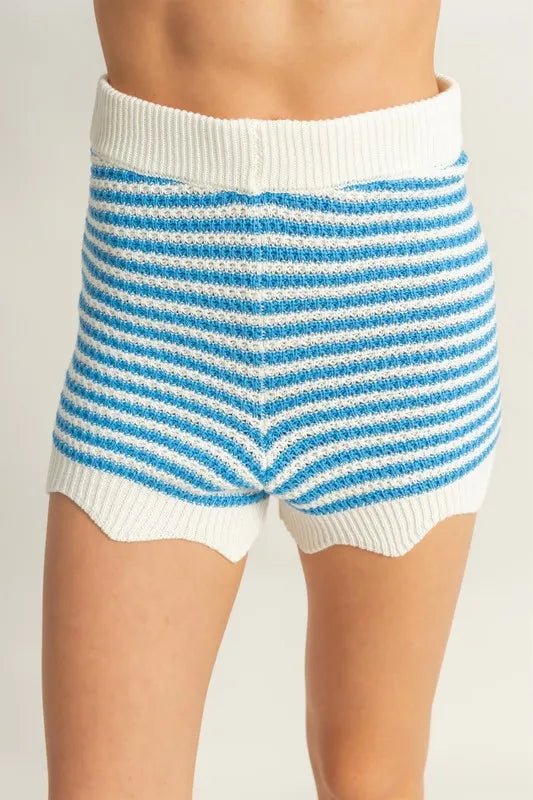 HYFVE Striped Cropped Tank and Shorts Set - Love Salve