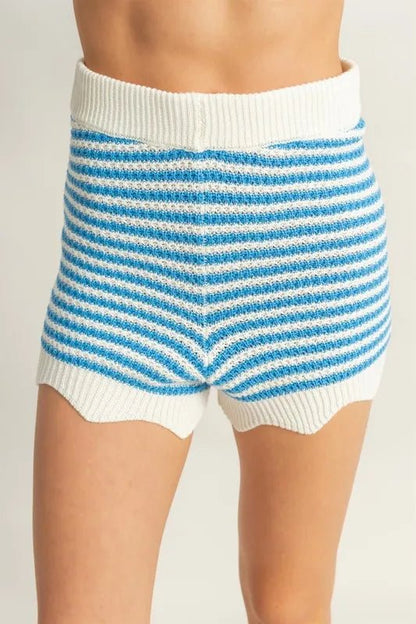 HYFVE Striped Cropped Tank and Shorts Set - Love Salve