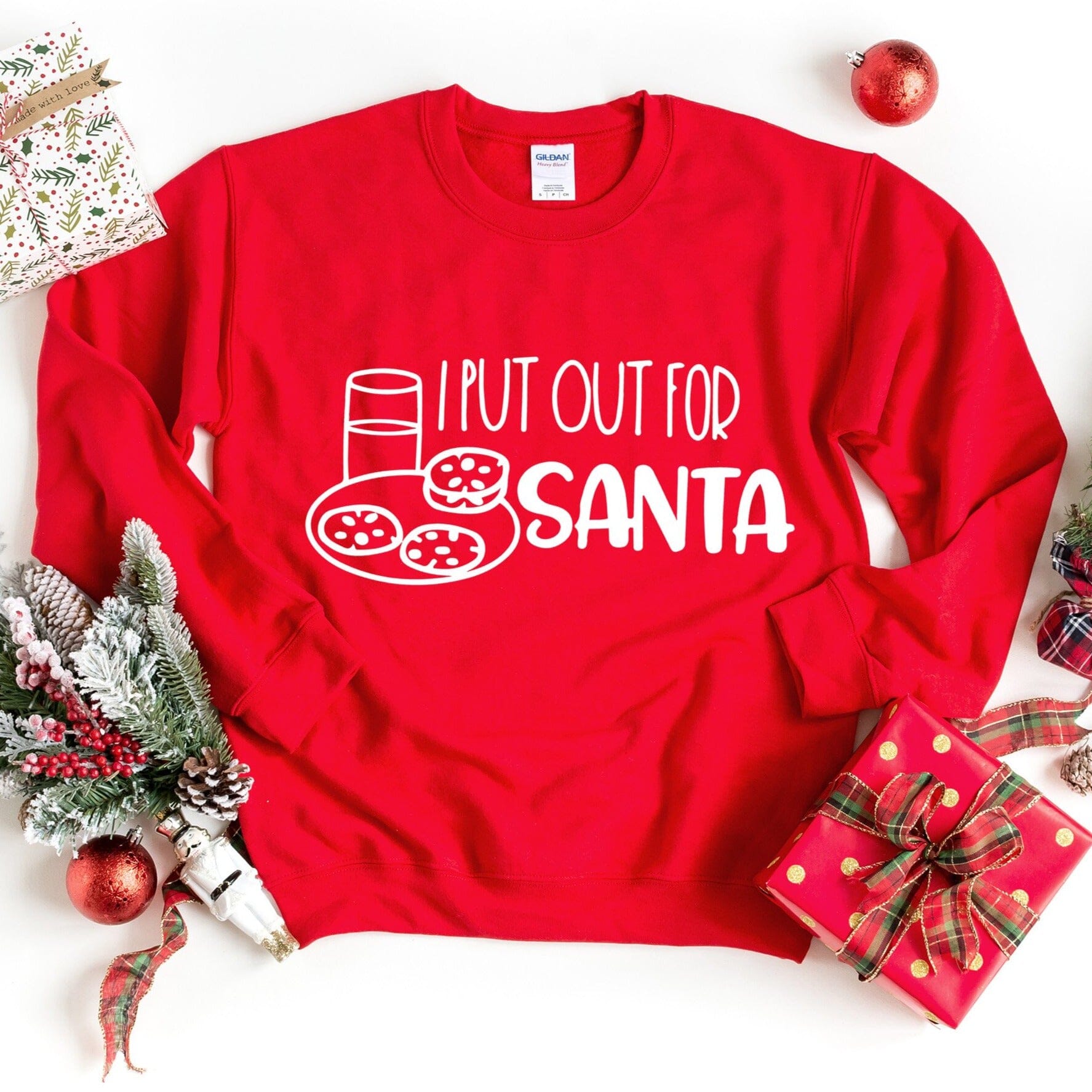 Santa - I put out for Santa Sweatshirt Adorb Custom Tees