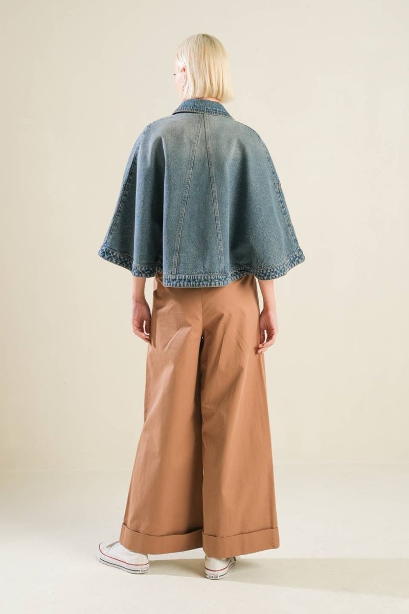 I REMEMBER EVERYTHING DENIM CAPELET - Love Salve
