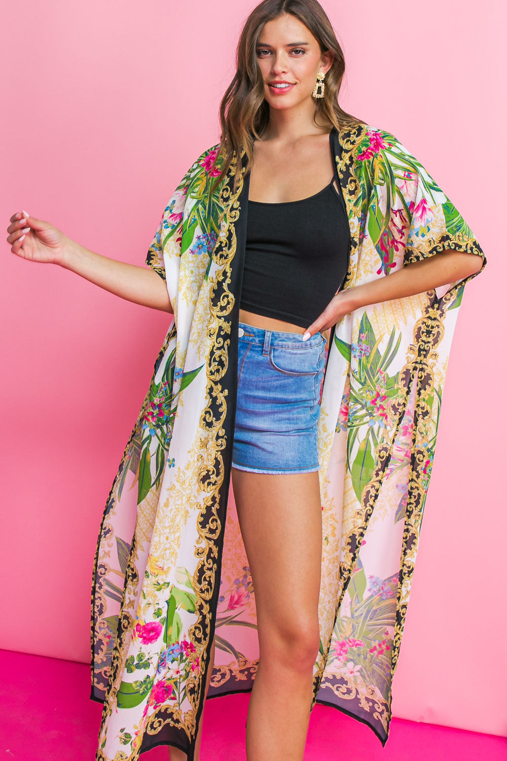 MORRO BAY WOVEN MAXI COVER UP