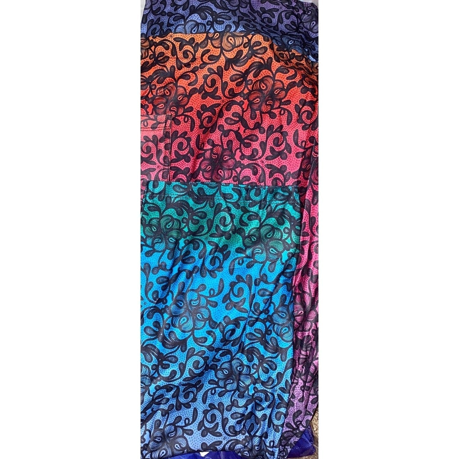 Ombre Rainbow Leggings with Pockets MM